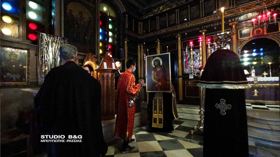 NAFPLIO H PERIFORA TOU NUMFIOU XRISTOU EKKLHSIA COVID10