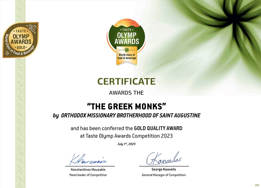 A90 THE GREEK MONKS ORTHODOX MISSIONARY BROTHERHOOD OF SAINT AUGUSTINE